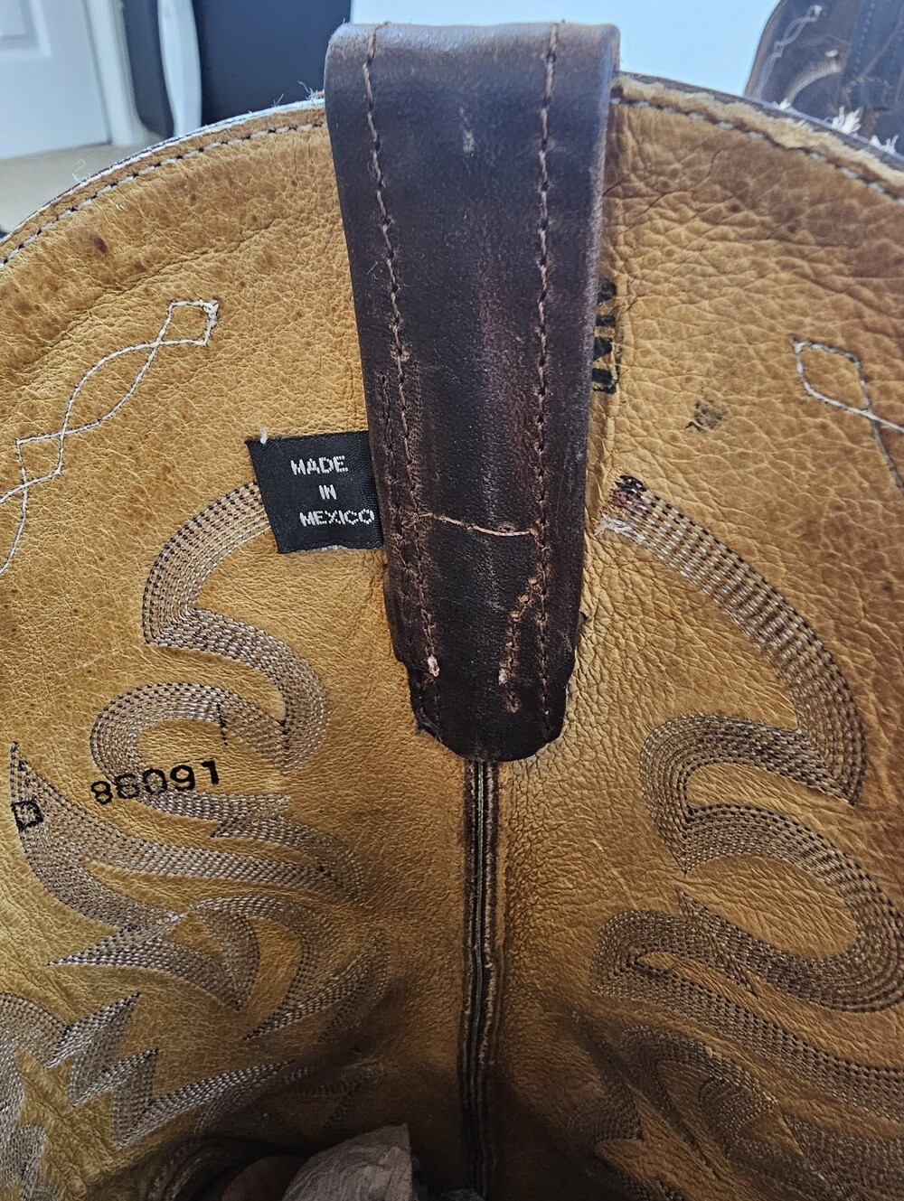 Dan Post Renegade Boots 12 Western Stitching Country Style Everyday Snip Toe View 6